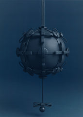 Button Bow Sphere - Ink