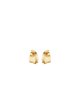 Éole Curled Earrings - 24 carat gold-gilded