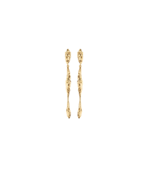 Eroz Drop Earrings - 24 carat gold-gilded edition