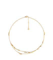 Eroz Double Chain - 24 carat gold gilded