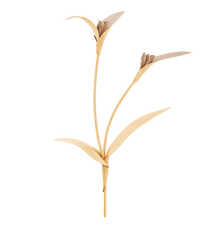 Touka Flower - Textured Trio Wheat